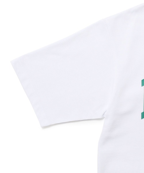 bonjour bonsoir（ボンジュール　ボンソワール）の「【bonjour bonsoir/ボンジュール・ボンソワール】BAKER カレッジビッグTシャツ（Tシャツ/カットソー・メンズ・ブラック/ベージュ/ホワイト・S/L/M）」の7枚目の写真