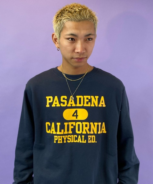 Champion BAYLORカレッジプリントクルーネックスウェットシャツ Champion（チャンピオン） トレーナー スウェット 「Champion