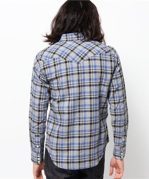 HYSTERIC GLAMOUR（ヒステリックグラマー）の「長袖ウエスタンSH（シャツ/ブラウス・メンズ・ピンク系その他/ネイビー/グレー系その他・MEDIUM/LARGE/SMALL）」の11枚目の写真