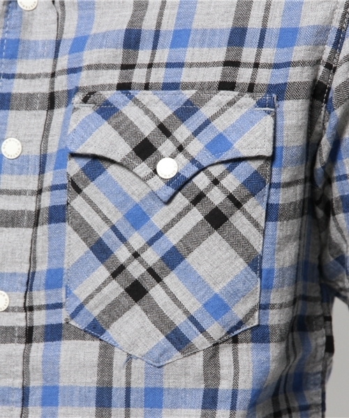 HYSTERIC GLAMOUR（ヒステリックグラマー）の「長袖ウエスタンSH（シャツ/ブラウス・メンズ・ピンク系その他/ネイビー/グレー系その他・MEDIUM/LARGE/SMALL）」の5枚目の写真
