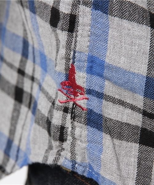 HYSTERIC GLAMOUR（ヒステリックグラマー）の「長袖ウエスタンSH（シャツ/ブラウス・メンズ・ピンク系その他/ネイビー/グレー系その他・MEDIUM/LARGE/SMALL）」の7枚目の写真