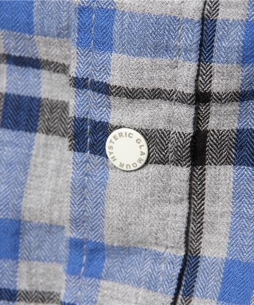 HYSTERIC GLAMOUR（ヒステリックグラマー）の「長袖ウエスタンSH（シャツ/ブラウス・メンズ・ピンク系その他/ネイビー/グレー系その他・MEDIUM/LARGE/SMALL）」の14枚目の写真