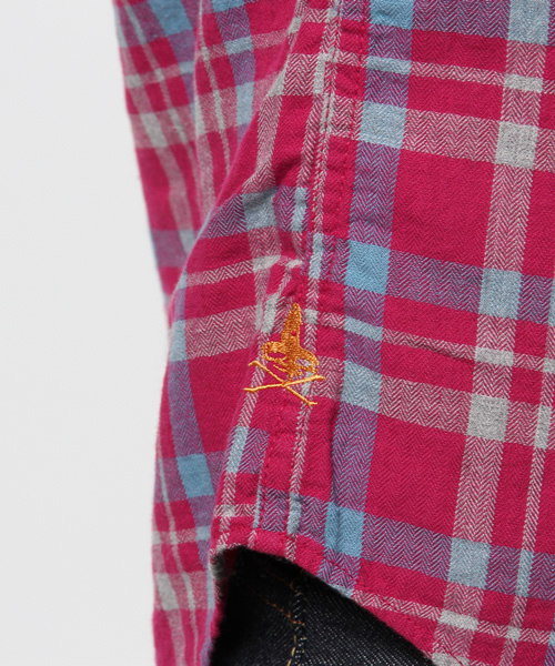 HYSTERIC GLAMOUR（ヒステリックグラマー）の「長袖ウエスタンSH（シャツ/ブラウス・メンズ・ピンク系その他/ネイビー/グレー系その他・MEDIUM/LARGE/SMALL）」の8枚目の写真