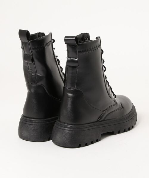 NOFALL（ノーフォール）の「レースアップトラックソールビガーブーツ（ブーツ・レディース・ブラック・LL/3L/SS/S/M/L）」の2枚目の写真