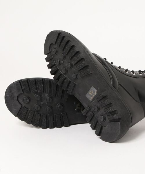 NOFALL（ノーフォール）の「レースアップトラックソールビガーブーツ（ブーツ・レディース・ブラック・LL/3L/SS/S/M/L）」の3枚目の写真