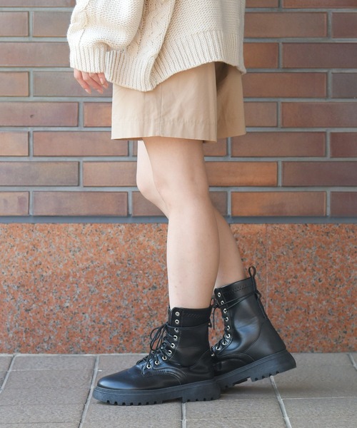 NOFALL（ノーフォール）の「レースアップトラックソールビガーブーツ（ブーツ・レディース・ブラック・LL/3L/SS/S/M/L）」の12枚目の写真