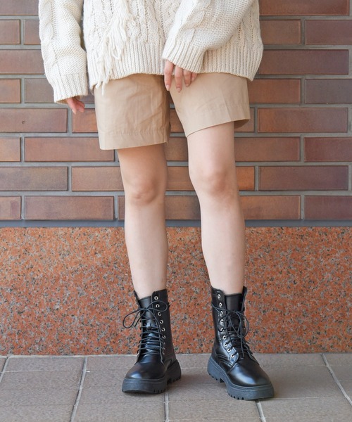 NOFALL（ノーフォール）の「レースアップトラックソールビガーブーツ（ブーツ・レディース・ブラック・LL/3L/SS/S/M/L）」の13枚目の写真