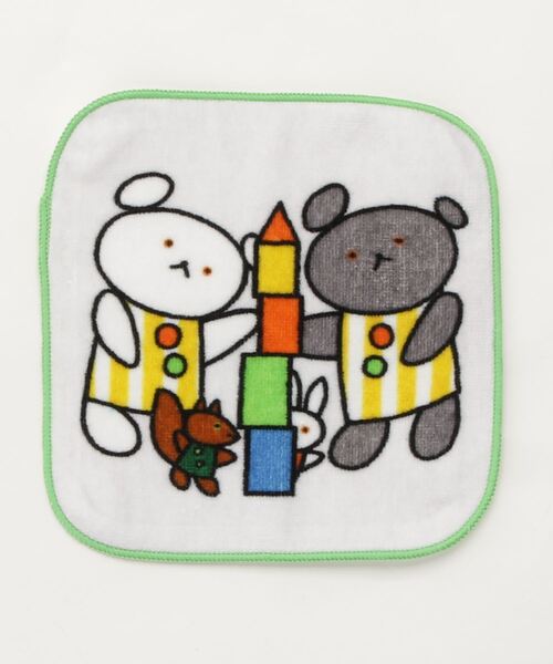 COCO WALK（ココウォーク）の「COCOWALK:こぐまちゃん パイルミニハンカチ（ハンカチ/ハンドタオル・キッズ・C/A/B/D/F/E・FREE）」の3枚目の写真