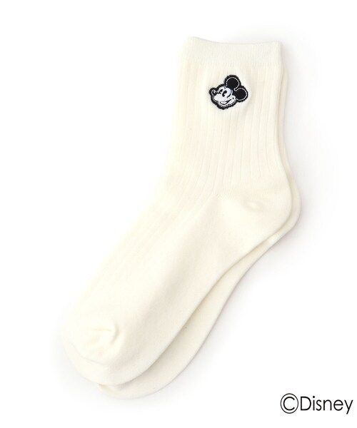 ミッキー フレンズ ワンポイントリブソックス 限定アイテム