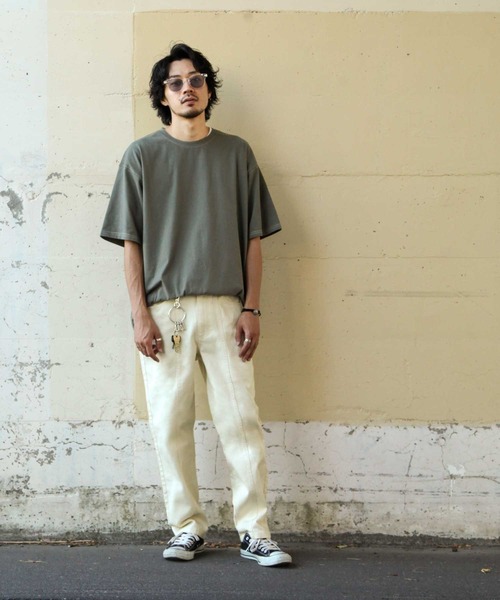 UNCORD(アンコード)の「【UNCORD】センターシームストレートデニムパンツ(デニムパンツ・メンズ・サックスブルー/ブラック/グレー/アイボリー/ブルー/ネイビー・MEDIUM/LARGE/X-LARGE)」の16枚目の写真