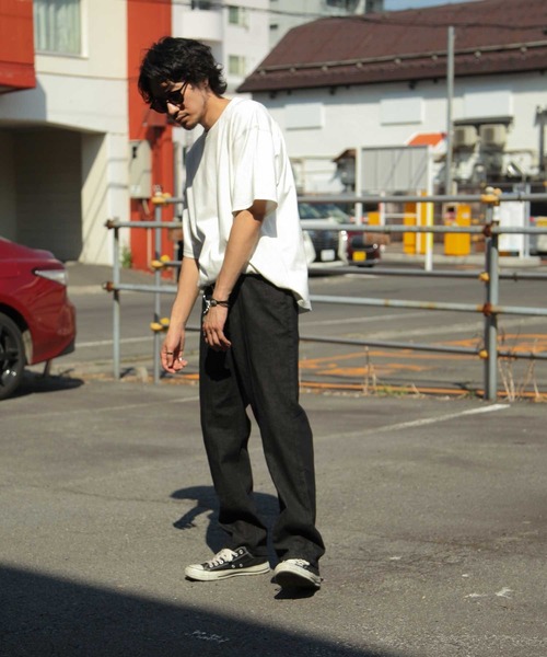 UNCORD(アンコード)の「【UNCORD】センターシームストレートデニムパンツ(デニムパンツ・メンズ・サックスブルー/ブラック/グレー/アイボリー/ブルー/ネイビー・MEDIUM/LARGE/X-LARGE)」の22枚目の写真