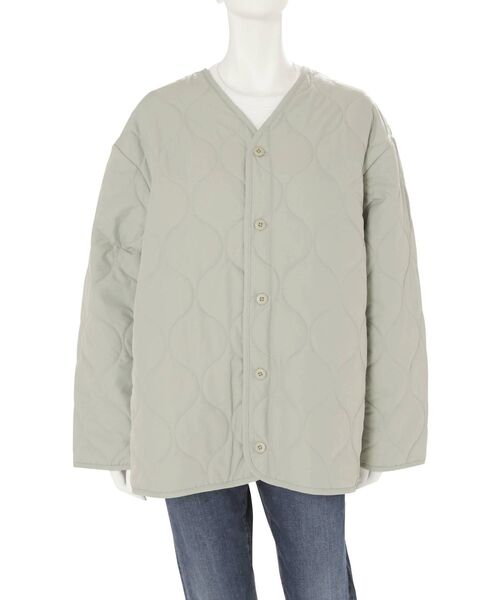 Ungrid(アングリッド)の「【WEB限定】キルティングライナールーズブルゾン(ブルゾン・レディース・ブラック/オフホワイト/カーキ/オレンジ/ミント・FREE)」の22枚目の写真