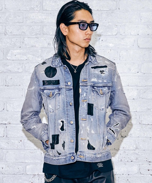 CRIMIE（クライミー）の「CRASH USED STRETCH SELVEDGE DENIM JACKET