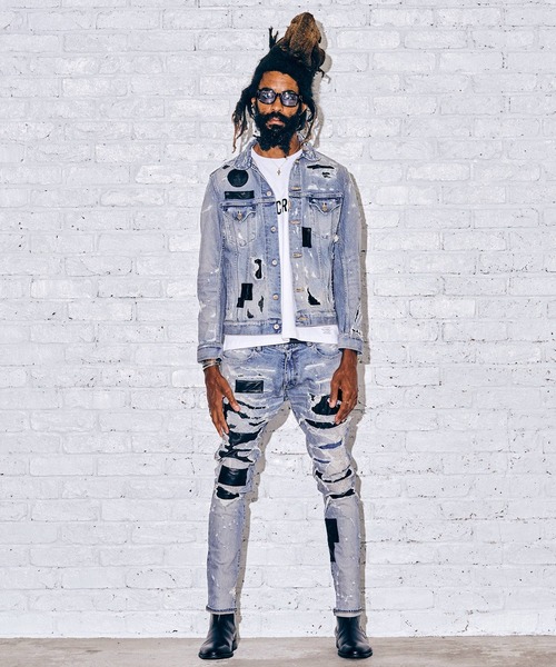 ANCELLM（アンセルム） 2023AW 23AW CRASH DENIM JACKET TYPE-2