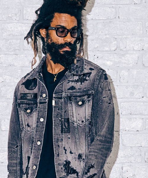 CRIMIE（クライミー）の「CRASH USED STRETCH SELVEDGE DENIM JACKET / クラッシュ ユーズド ストレッチ セルビッジ デニム ジャケット（デニムジャケット・メンズ・インディゴブルー/ブラック・M/XL/S/L/XXL）」の16枚目の写真