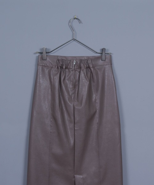 &g'aime（アンジェム）の「【&g’aime】レザータイトロングスカート（スカート・レディース・ブラック/モカ・FREE）」の12枚目の写真
