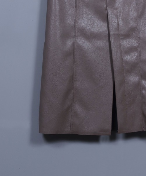 &g'aime（アンジェム）の「【&g’aime】レザータイトロングスカート（スカート・レディース・ブラック/モカ・FREE）」の21枚目の写真
