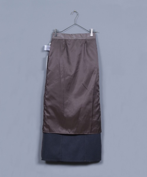 &g'aime（アンジェム）の「【&g’aime】レザータイトロングスカート（スカート・レディース・ブラック/モカ・FREE）」の15枚目の写真