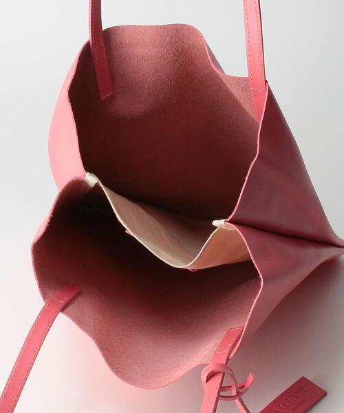 green label relaxing（グリーンレーベルリラクシング）の「＜A.la Malva(ア・ラ・マルヴァ)＞ ダブル ポケット ショルダー トート バッグ（トートバッグ・レディース・ベージュ/ピンク/ブラック/ライム・FREE）」の9枚目の写真