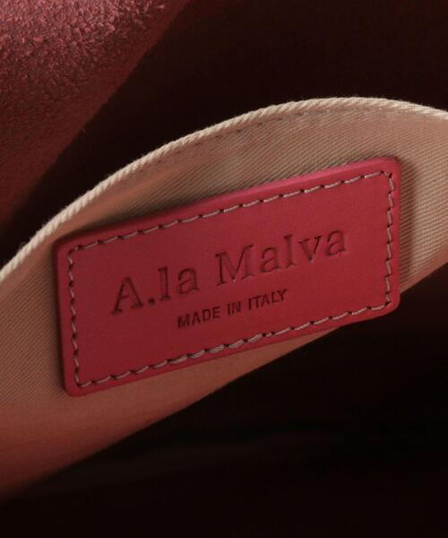 green label relaxing（グリーンレーベルリラクシング）の「＜A.la Malva(ア・ラ・マルヴァ)＞ ダブル ポケット ショルダー トート バッグ（トートバッグ・レディース・ベージュ/ピンク/ブラック/ライム・FREE）」の12枚目の写真