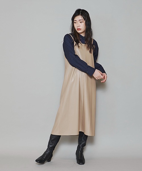 lautreamont BLEUBLANC（ロートレアモンブルーブラン）の「<lautreamont BLEUBLANC>ラグランスリーブレースシャツ≪洗濯機で洗える≫（シャツ/ブラウス・レディース・ネイビー/イエロー・11号/9号）」の20枚目の写真