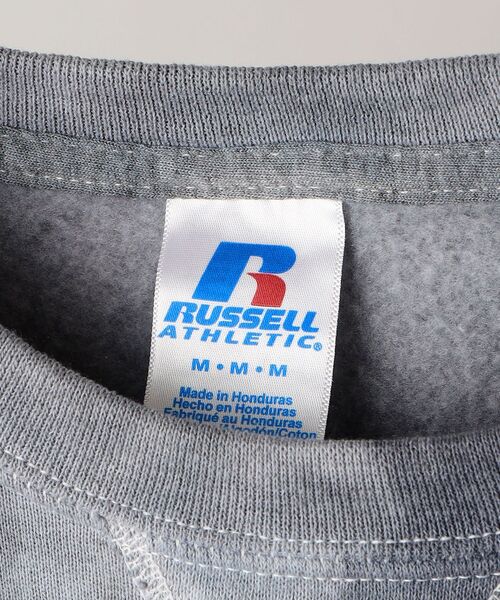 Russell Athletic（ラッセルアスレティック）の「【WEB限定/SHIPS別注】RUSSELL ATHLETIC: タイダイ クルーネック スウェット  (トレーナー)（スウェット・メンズ・ブルー/ダークグレー/パープル・LARGE/SMALL/X-LARGE/MEDIUM）」の9枚目の写真