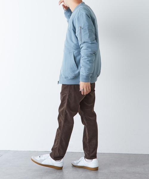 DISCOAT(ディスコート)の「カラーMA-1(MA-1・メンズ・ミント/ブラック/カーキ/ピンク/グレイッシュベージュ/サックスブルー・LARGE/MEDIUM/X-LARGE)」の14枚目の写真