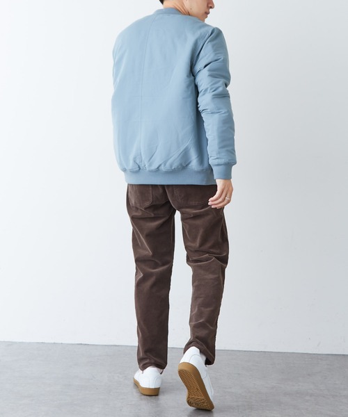 DISCOAT(ディスコート)の「カラーMA-1(MA-1・メンズ・ミント/ブラック/カーキ/ピンク/グレイッシュベージュ/サックスブルー・LARGE/MEDIUM/X-LARGE)」の16枚目の写真