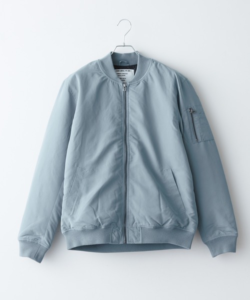 DISCOAT(ディスコート)の「カラーMA-1(MA-1・メンズ・ミント/ブラック/カーキ/ピンク/グレイッシュベージュ/サックスブルー・LARGE/MEDIUM/X-LARGE)」の19枚目の写真