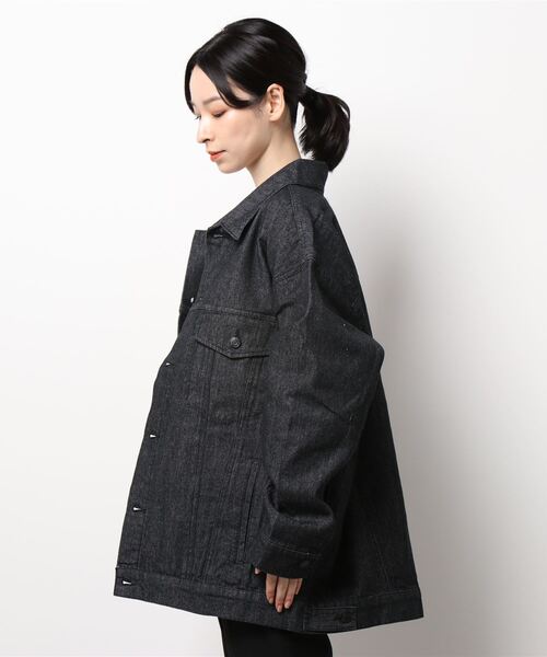 COLONY 2139（コロニートゥーワンスリーナイン）の「コットンデニムGジャン（デニムジャケット・メンズ・ブラック/グレー/インディゴブルー・MEDIUM/LARGE）」の18枚目の写真