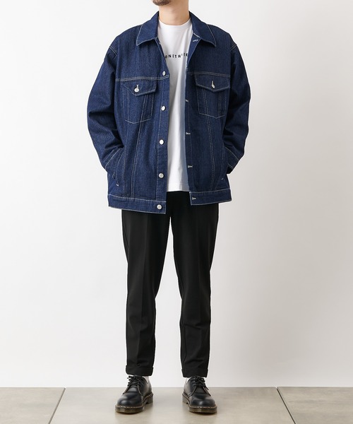 COLONY 2139（コロニートゥーワンスリーナイン）の「コットンデニムGジャン（デニムジャケット・メンズ・ブラック/グレー/インディゴブルー・MEDIUM/LARGE）」の16枚目の写真