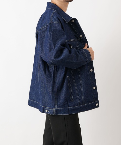 COLONY 2139（コロニートゥーワンスリーナイン）の「コットンデニムGジャン（デニムジャケット・メンズ・ブラック/グレー/インディゴブルー・MEDIUM/LARGE）」の21枚目の写真