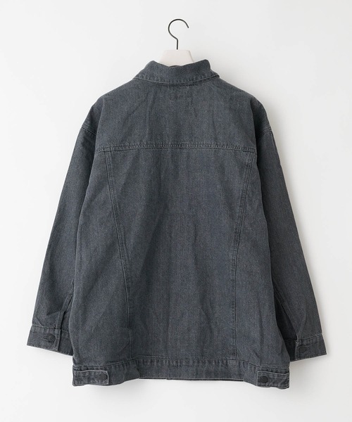 COLONY 2139（コロニートゥーワンスリーナイン）の「コットンデニムGジャン（デニムジャケット・メンズ・ブラック/グレー/インディゴブルー・MEDIUM/LARGE）」の13枚目の写真