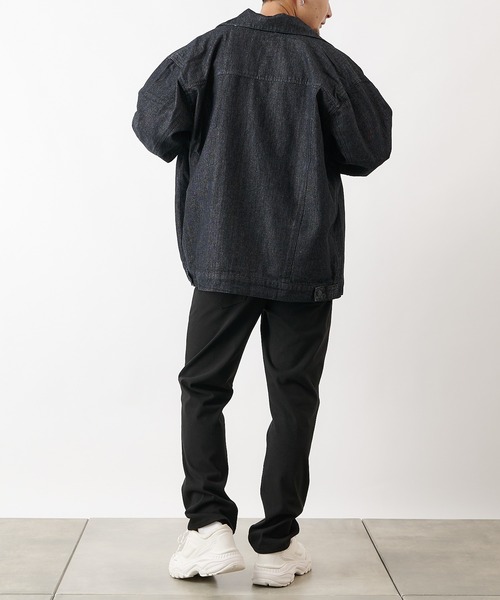 COLONY 2139（コロニートゥーワンスリーナイン）の「コットンデニムGジャン（デニムジャケット・メンズ・ブラック/グレー/インディゴブルー・MEDIUM/LARGE）」の10枚目の写真