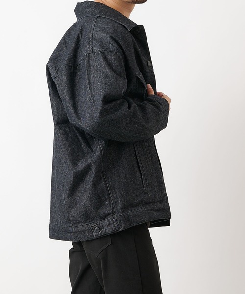 COLONY 2139（コロニートゥーワンスリーナイン）の「コットンデニムGジャン（デニムジャケット・メンズ・ブラック/グレー/インディゴブルー・MEDIUM/LARGE）」の19枚目の写真