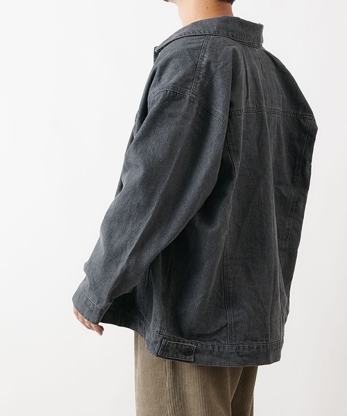 COLONY 2139（コロニートゥーワンスリーナイン）の「コットンデニムGジャン（デニムジャケット・メンズ・ブラック/グレー/インディゴブルー・MEDIUM/LARGE）」の20枚目の写真