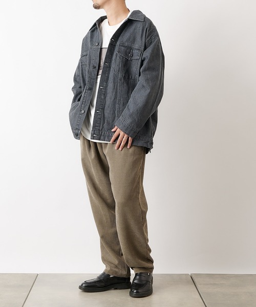 COLONY 2139（コロニートゥーワンスリーナイン）の「コットンデニムGジャン（デニムジャケット・メンズ・ブラック/グレー/インディゴブルー・MEDIUM/LARGE）」の15枚目の写真