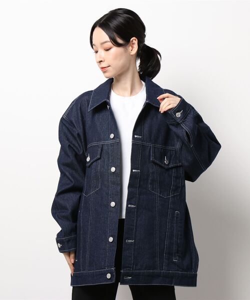 COLONY 2139（コロニートゥーワンスリーナイン）の「コットンデニムGジャン（デニムジャケット・メンズ・ブラック/グレー/インディゴブルー・MEDIUM/LARGE）」の8枚目の写真