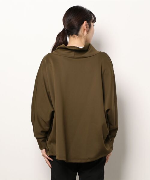 Q（キュー）の「ダンボールドルマンZIP ブルゾン（ブルゾン・レディース・ベージュ/オリーブ・MEDIUM）」の9枚目の写真