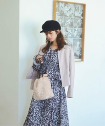 PROPORTION BODY DRESSING | フェイクスエードノーカラーブルゾン/1211255903(テーラードジャケット)