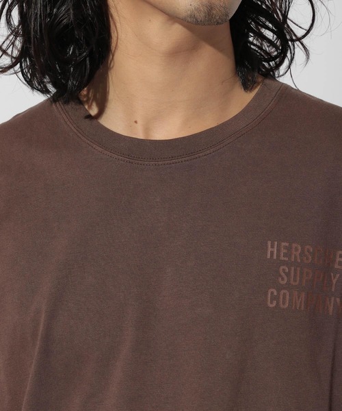 Herschel Supply（ハーシェルサプライ）の「【HERSCHEL SUPPLY （ハーシェルサプライ）×BAYFLOW】ピグメント l/S TEE（Tシャツ/カットソー・メンズ・ブラック/ブラウン/カーキ・MEDIUM/LARGE）」の8枚目の写真