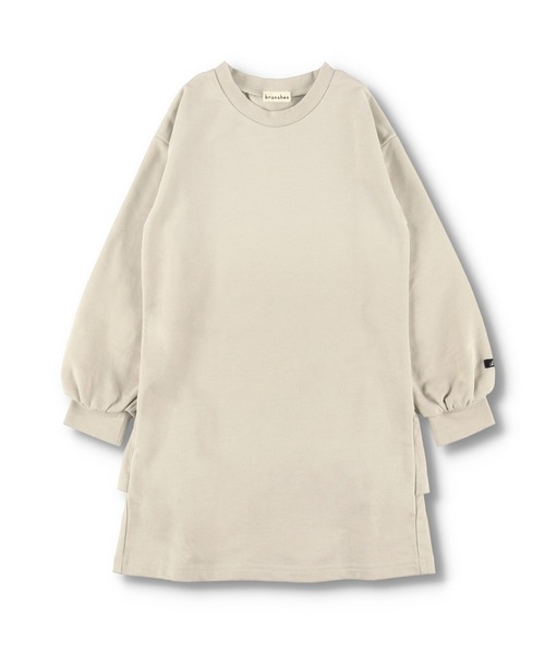 BRANSHES（ブランシェス）の「【WEB限定】バック裾フリルデザイン長袖ワンピース（ワンピース・キッズ・チャコールグレー/ライトベージュ/ラベンダー/ピンク・110/120/130/140/100/150）」の19枚目の写真