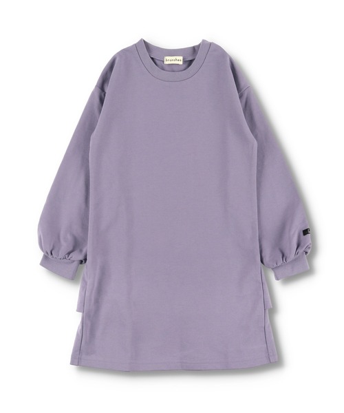 BRANSHES（ブランシェス）の「【WEB限定】バック裾フリルデザイン長袖ワンピース（ワンピース・キッズ・チャコールグレー/ライトベージュ/ラベンダー/ピンク・110/120/130/140/100/150）」の13枚目の写真