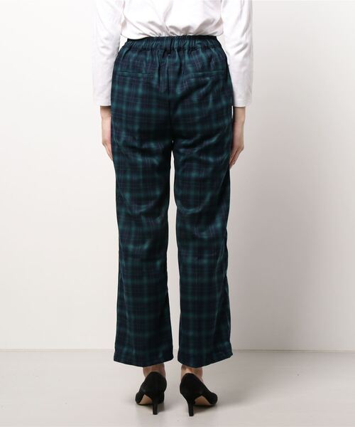 ems excite（エムズエキサイト）の「ネルチェックパンツ（その他パンツ・レディース・ブラック/ブラウン/グリーン・FREE）」の4枚目の写真