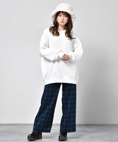 ems excite（エムズエキサイト）の「ネルチェックパンツ（その他パンツ・レディース・ブラック/ブラウン/グリーン・FREE）」の10枚目の写真