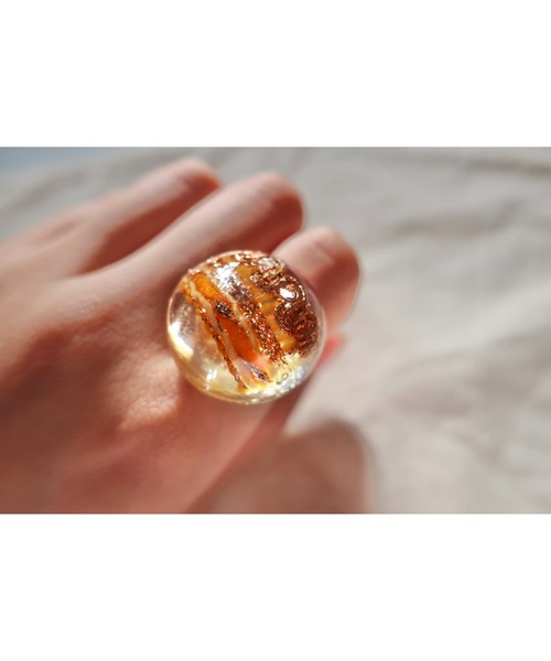 tone(トーン)の「【hazeleyes】storyseries ヴィンテージリング(MA)(リング・レディース・グリーン/イエロー系その他/チェリーレッド/シルバー/ブラウン・FREE)」の3枚目の写真