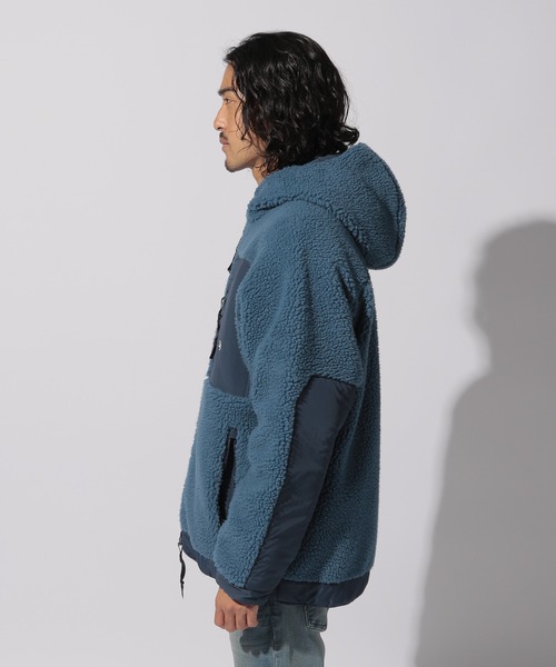 BAYFLOW（ベイフロー）の「ナカワタボアフードブルゾン（ブルゾン・メンズ・オフホワイト/ベージュ/ブルー・SMALL/MEDIUM/LARGE）」の19枚目の写真