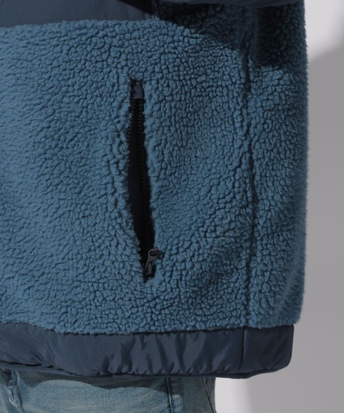 BAYFLOW（ベイフロー）の「ナカワタボアフードブルゾン（ブルゾン・メンズ・オフホワイト/ベージュ/ブルー・SMALL/MEDIUM/LARGE）」の13枚目の写真