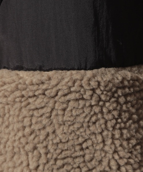 BAYFLOW（ベイフロー）の「ナカワタボアフードブルゾン（ブルゾン・メンズ・オフホワイト/ベージュ/ブルー・SMALL/MEDIUM/LARGE）」の21枚目の写真