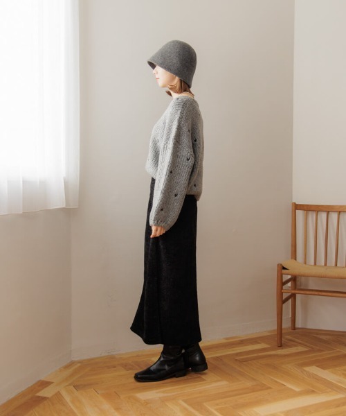 flower（フラワー）の「ウォーミーバケットハット（ハット・レディース・ベージュ/ブラウン/グレー・FREE）」の22枚目の写真